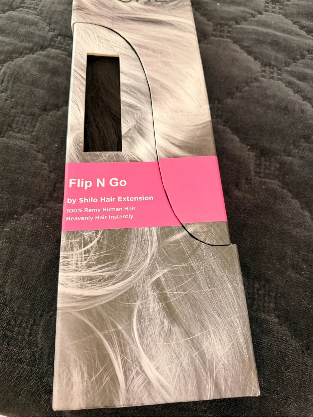 Flip N Go Hair Extension by Shilo - Pink Remy Human Hair